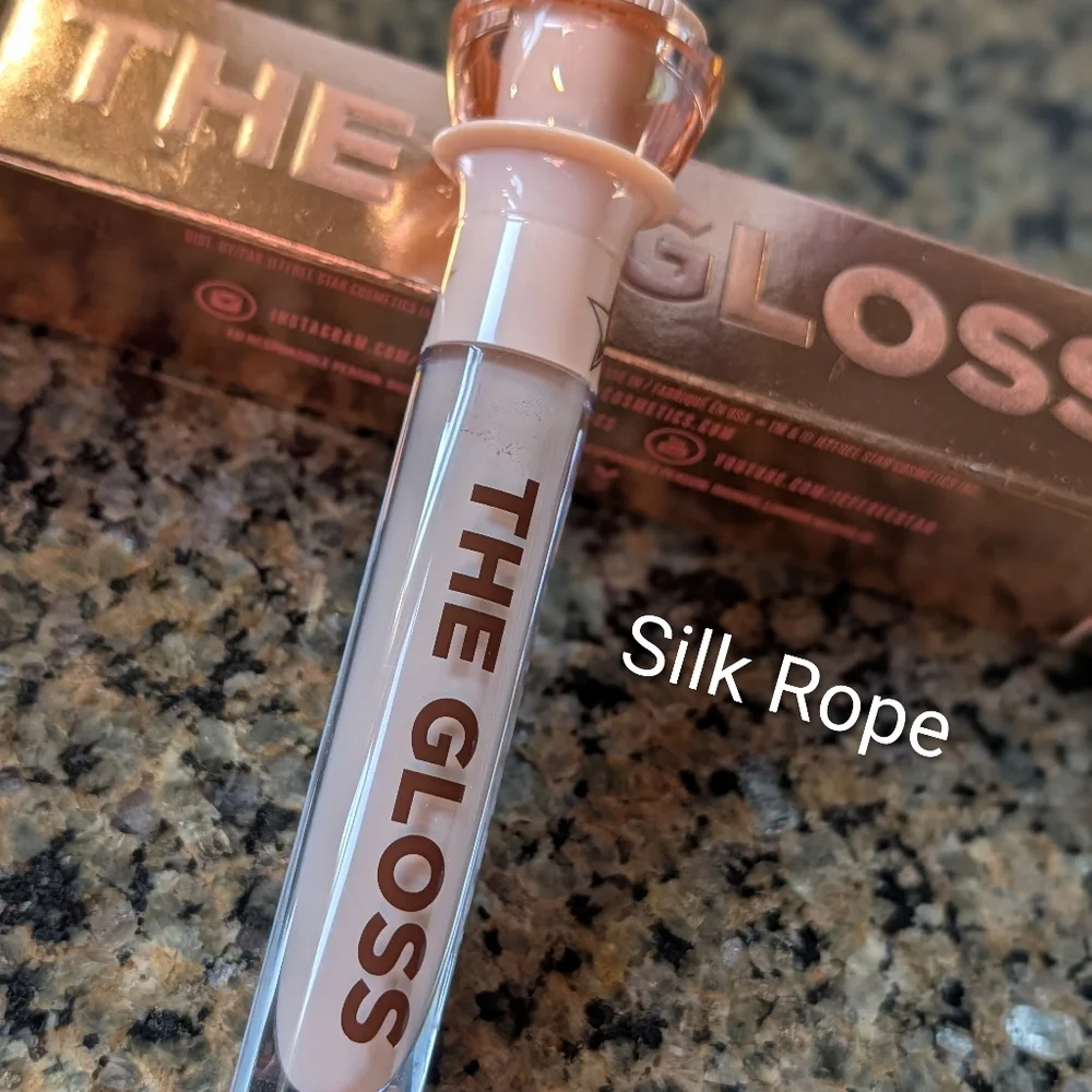 Jeffree Star Silk Rope Creamy Nude To Light Beige with Great Shine THE GLOSS NIB - Picture 9 of 10